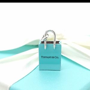 Charm in Sterling Silver With Tiffany Blue® Enamel.